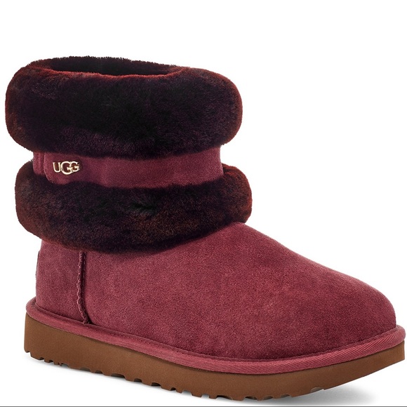 UGG Shoes - UGG Fluff Mini Belted Slip-On Booties
